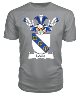 ScotsTee Shop Scottish Leslie Coat Of Arms Family Crest Scottish Gentry T Shirt