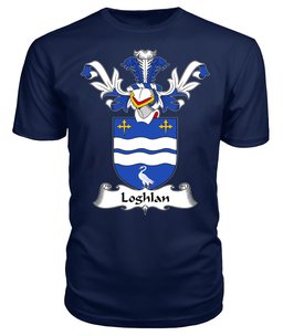 ScotsTee Shop Scottish Loghlan Coat Of Arms Family Crest Scottish Gentry T Shirt