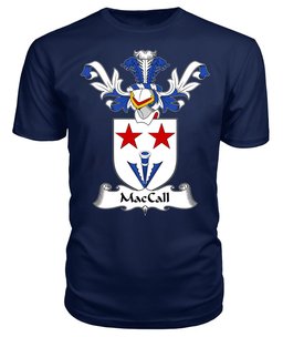 ScotsTee Shop Scottish MacCall or MacColl Coat Of Arms Family Crest Scottish Gentry T Shirt