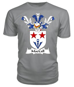 ScotsTee Shop Scottish MacCall or MacColl Coat Of Arms Family Crest Scottish Gentry T Shirt