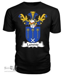 ScotsTee Shop Scottish Lammie Coat Of Arms Family Crest Scottish Gentry T Shirt
