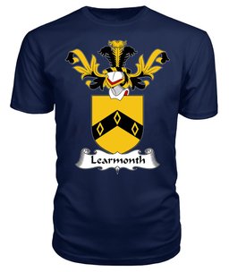 ScotsTee Shop Scottish Learmonth Coat Of Arms Family Crest Scottish Gentry T Shirt