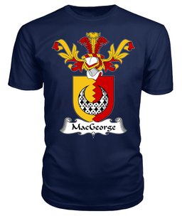 ScotsTee Shop Scottish MacGeorge Coat Of Arms Family Crest Scottish Gentry T Shirt