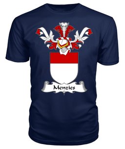 ScotsTee Shop Scottish Menzies Coat Of Arms Family Crest Scottish Gentry T Shirt