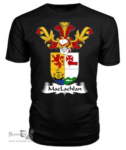 ScotsTee Shop Scottish MacLachlan Coat Of Arms Family Crest Scottish Gentry T Shirt