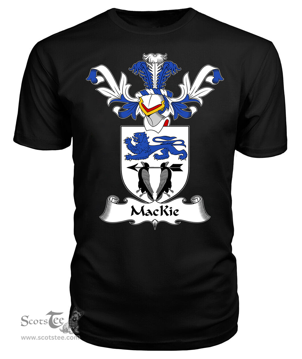 ScotsTee Shop Scottish MacKie Coat Of Arms Family Crest Scottish Gentry T Shirt