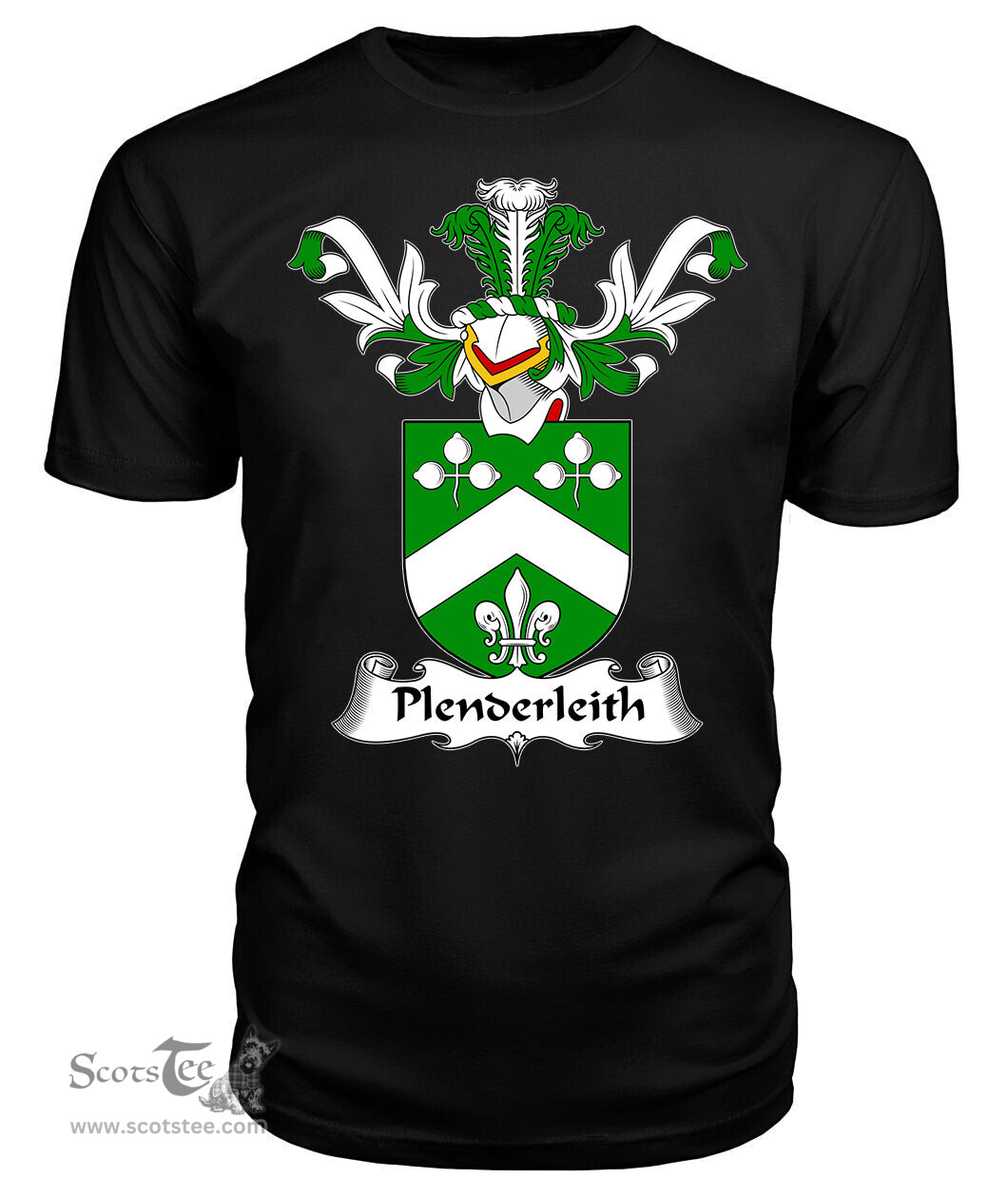 ScotsTee Shop Scottish Penderleith Coat Of Arms Family Crest Scottish Gentry T Shirt