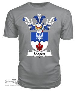 ScotsTee Shop Scottish Mason Coat Of Arms Family Crest Scottish Gentry T Shirt