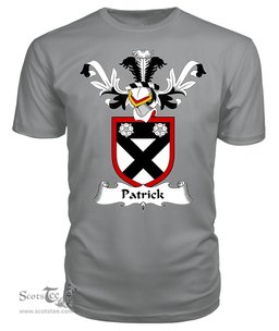 ScotsTee Shop Scottish Patrick Coat Of Arms Family Crest Scottish Gentry T Shirt