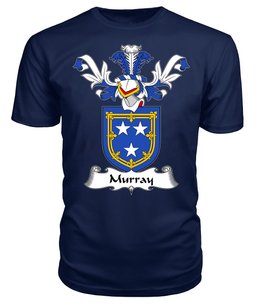 ScotsTee Shop Scottish Murray or Moray Coat Of Arms Family Crest Scottish Gentry T Shirt