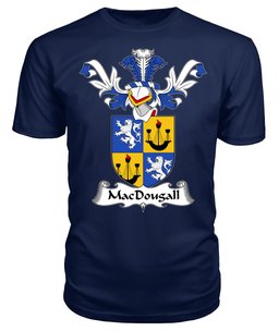ScotsTee Shop Scottish MacDougall Coat Of Arms Family Crest Scottish Gentry T Shirt