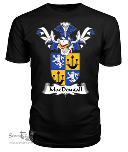 ScotsTee Shop Scottish MacDougall Coat Of Arms Family Crest Scottish Gentry T Shirt