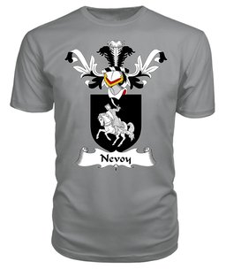 ScotsTee Shop Scottish Nevoy Coat Of Arms Family Crest Scottish Gentry T Shirt