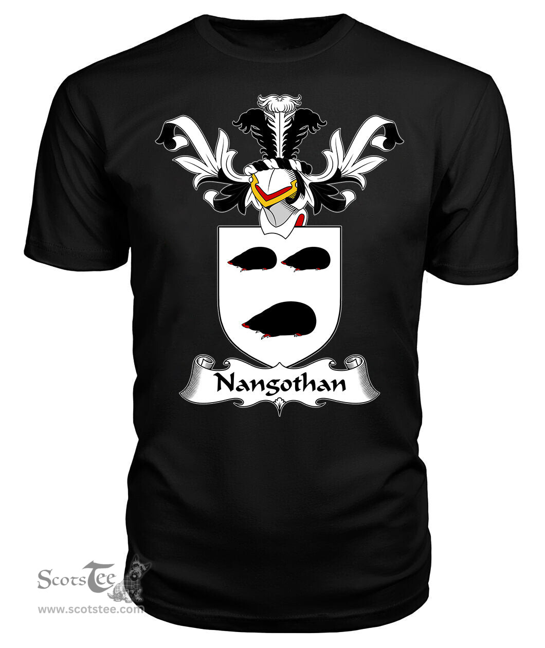 ScotsTee Shop Scottish Nangothan Coat Of Arms Family Crest Scottish Gentry T Shirt