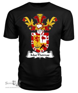 ScotsTee Shop Scottish MacThomas Coat Of Arms Family Crest Scottish Gentry T Shirt