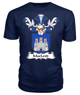 ScotsTee Shop Scottish MacLeod Coat Of Arms Family Crest Scottish Gentry T Shirt