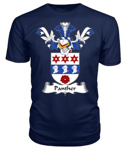 ScotsTee Shop Scottish Panther Coat Of Arms Family Crest Scottish Gentry T Shirt