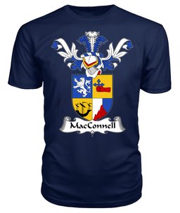 ScotsTee Shop Scottish MacConnell Coat Of Arms Family Crest Scottish Gentry T Shirt