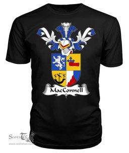 ScotsTee Shop Scottish MacConnell Coat Of Arms Family Crest Scottish Gentry T Shirt