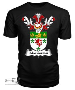 ScotsTee Shop Scottish MacGowan Coat Of Arms Family Crest Scottish Gentry T Shirt