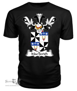 ScotsTee Shop Scottish MacTavish Coat Of Arms Family Crest Scottish Gentry T Shirt