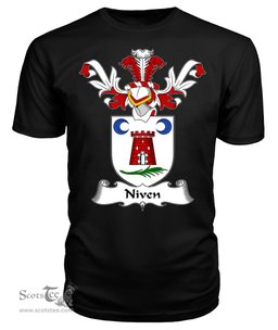 ScotsTee Shop Scottish Niven Coat Of Arms Family Crest Scottish Gentry T Shirt