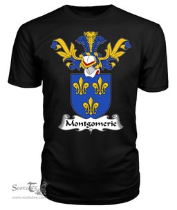 ScotsTee Shop Scottish Montgomerie Coat Of Arms Family Crest Scottish Gentry T Shirt