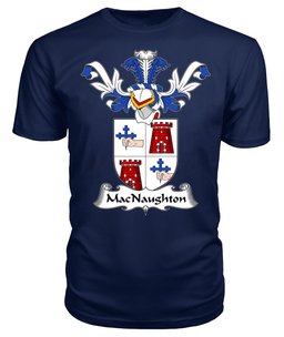 ScotsTee Shop Scottish MacNaughton or MacNaughten Coat Of Arms Family Crest Scottish Gentry T Shirt