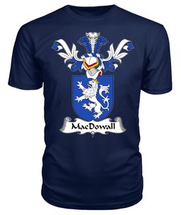 ScotsTee Shop Scottish MacDowall Coat Of Arms Family Crest Scottish Gentry T Shirt