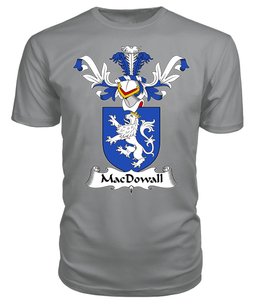 ScotsTee Shop Scottish MacDowall Coat Of Arms Family Crest Scottish Gentry T Shirt