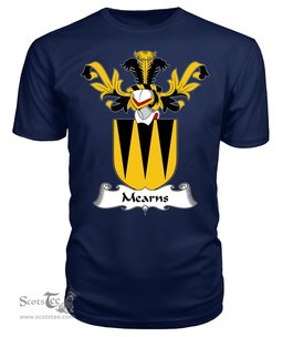 ScotsTee Shop Scottish Mearns Coat Of Arms Family Crest Scottish Gentry T Shirt
