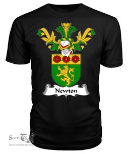 ScotsTee Shop Scottish Newton Coat Of Arms Family Crest Scottish Gentry T Shirt