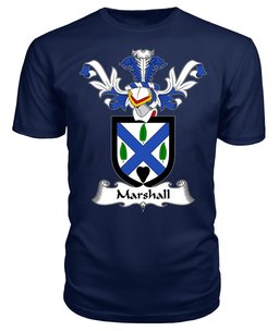 ScotsTee Shop Scottish Marshall Coat Of Arms Family Crest Scottish Gentry T Shirt