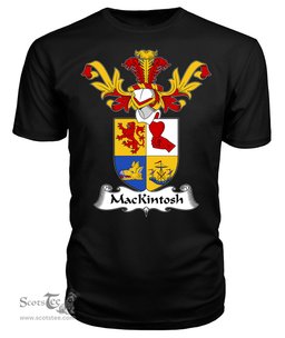 ScotsTee Shop Scottish MacKintosh Coat Of Arms Family Crest Scottish Gentry T Shirt
