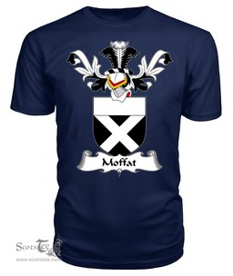 ScotsTee Shop Scottish Moffat Coat Of Arms Family Crest Scottish Gentry T Shirt