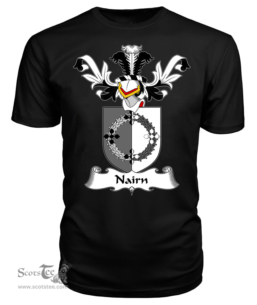 ScotsTee Shop Scottish Nairn Coat Of Arms Family Crest Scottish Gentry T Shirt