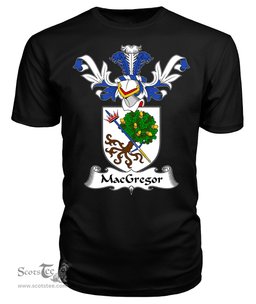 ScotsTee Shop Scottish MacGregor Coat Of Arms Family Crest Scottish Gentry T Shirt