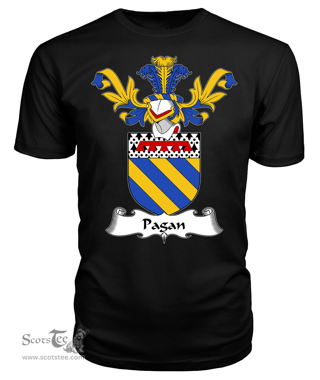 ScotsTee Shop Scottish Pagan Coat Of Arms Family Crest Scottish Gentry T Shirt