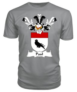 ScotsTee Shop Scottish Paul Coat Of Arms Family Crest Scottish Gentry T Shirt