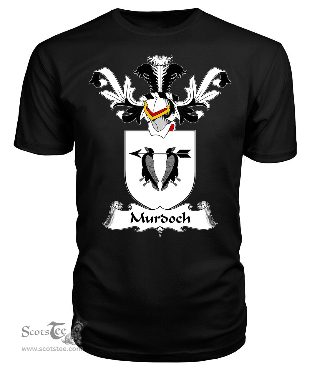 ScotsTee Shop Scottish Murdoch Coat Of Arms Family Crest Scottish Gentry T Shirt