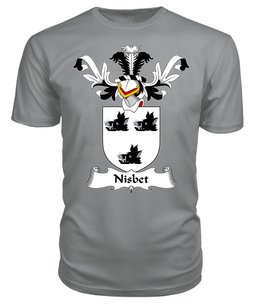 ScotsTee Shop Scottish Nisbit or Nisbet Coat Of Arms Family Crest Scottish Gentry T Shirt