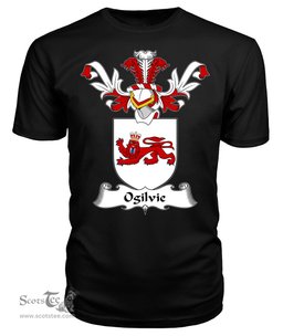 ScotsTee Shop Scottish Ogilvie Coat Of Arms Family Crest Scottish Gentry T Shirt