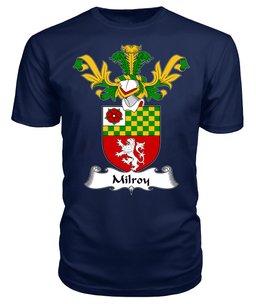 ScotsTee Shop Scottish Milroy Coat Of Arms Family Crest Scottish Gentry T Shirt