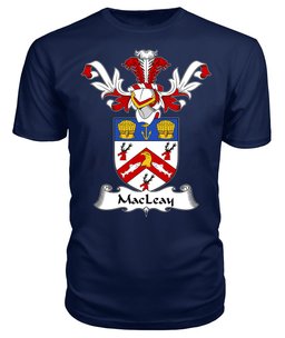 ScotsTee Shop Scottish MacLeay Coat Of Arms Family Crest Scottish Gentry T Shirt