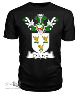 ScotsTee Shop Scottish Paterson II Coat Of Arms Family Crest Scottish Gentry T Shirt