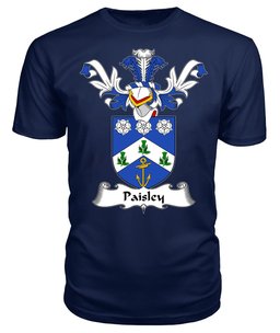 ScotsTee Shop Scottish Paisley Coat Of Arms Family Crest Scottish Gentry T Shirt