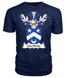 ScotsTee Shop Scottish MacNeish Coat Of Arms Family Crest Scottish Gentry T Shirt