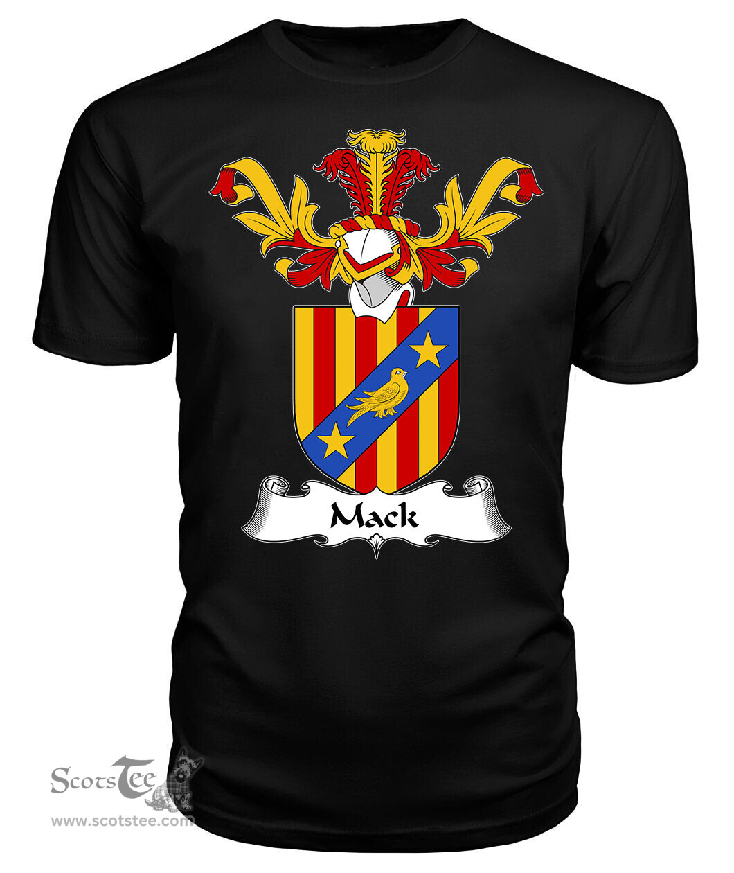 ScotsTee Shop Scottish Mack Coat Of Arms Family Crest Scottish Gentry T Shirt