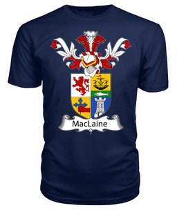 ScotsTee Shop Scottish MacLaine of Lochbuie Coat Of Arms Family Crest Scottish Gentry T Shirt