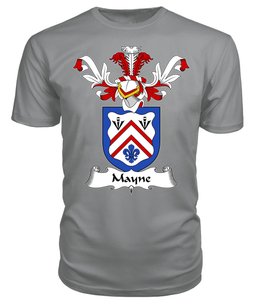 ScotsTee Shop Scottish Mayne Coat Of Arms Family Crest Scottish Gentry T Shirt